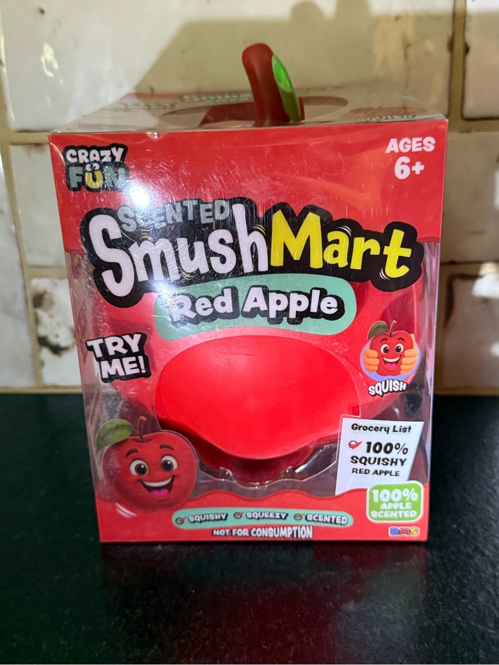 SmushMart Scented Red Apple Kids Squishy Toy